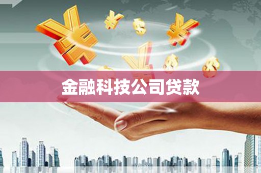 前镇金融科技公司贷款