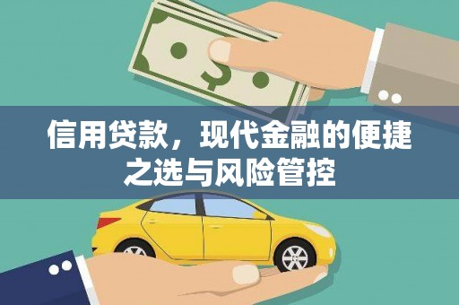 前镇信用贷款，现代金融的便捷之选与风险管控