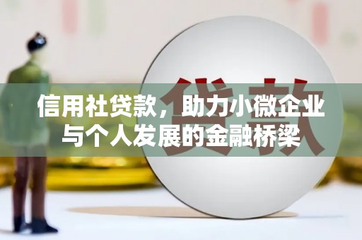 前镇信用社贷款，助力小微企业与个人发展的金融桥梁