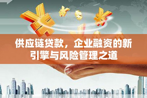 前镇供应链贷款，企业融资的新引擎与风险管理之道
