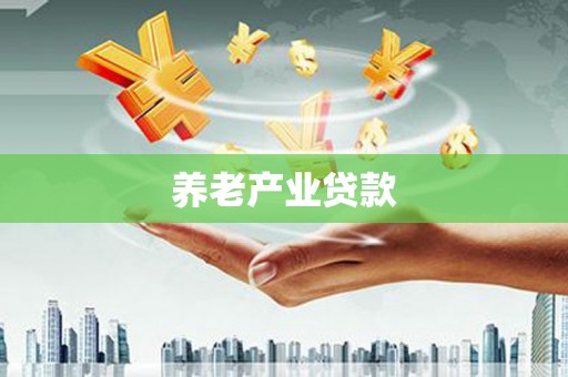前镇养老产业贷款