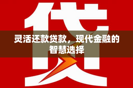 前镇灵活还款贷款，现代金融的智慧选择