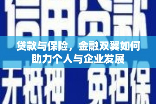 前镇贷款与保险，金融双翼如何助力个人与企业发展