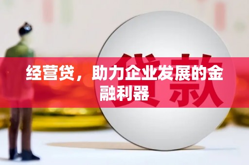 前镇经营贷，助力企业发展的金融利器