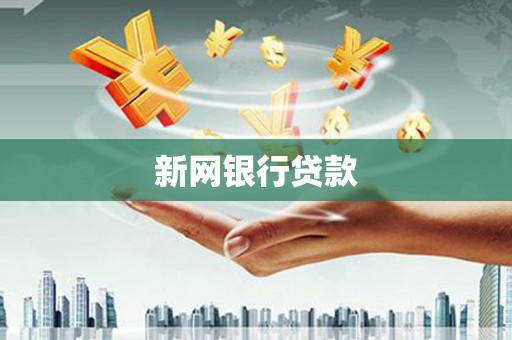 前镇新网银行贷款