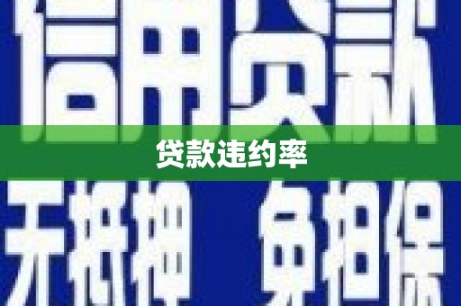 前镇贷款违约率