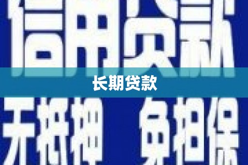 前镇长期贷款