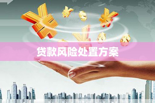 前镇贷款风险处置方案