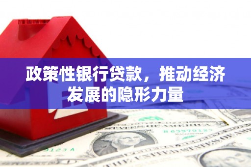 前镇政策性银行贷款，推动经济发展的隐形力量