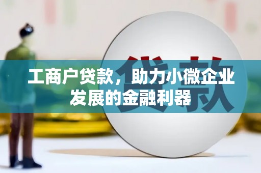 前镇工商户贷款，助力小微企业发展的金融利器