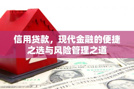前镇信用贷款，现代金融的便捷之选与风险管理之道