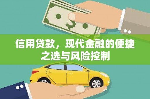 前镇信用贷款，现代金融的便捷之选与风险控制