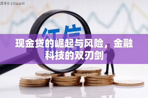 前镇现金贷的崛起与风险，金融科技的双刃剑