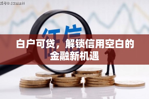 前镇白户可贷，解锁信用空白的金融新机遇