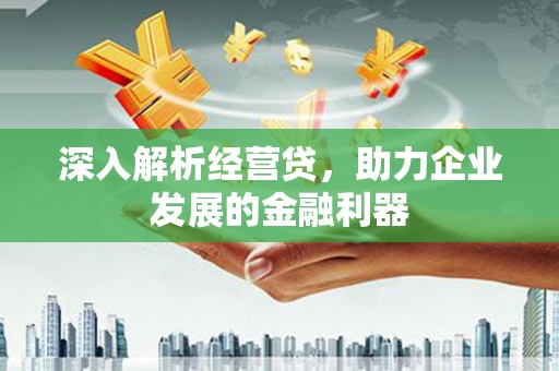 前镇深入解析经营贷，助力企业发展的金融利器