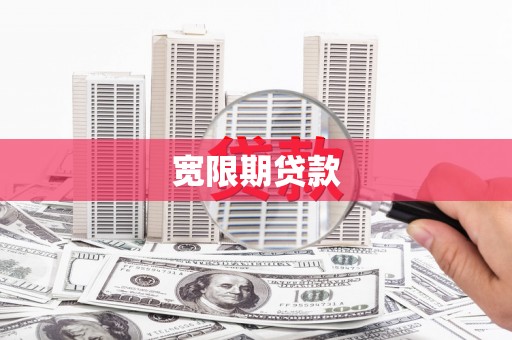 前镇宽限期贷款