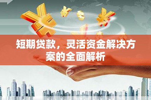前镇短期贷款，灵活资金解决方案的全面解析