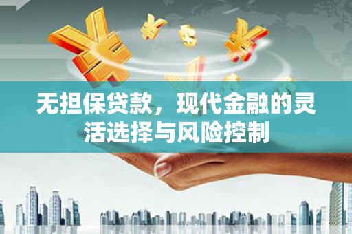 前镇无担保贷款，现代金融的灵活选择与风险控制