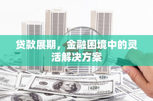 前镇贷款展期，金融困境中的灵活解决方案