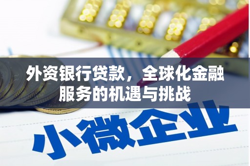 前镇外资银行贷款，全球化金融服务的机遇与挑战
