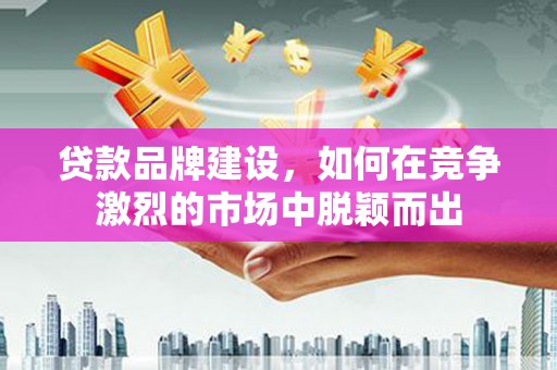 前镇贷款品牌建设，如何在竞争激烈的市场中脱颖而出