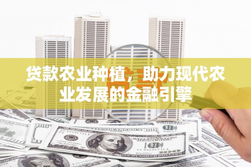 前镇贷款农业种植，助力现代农业发展的金融引擎