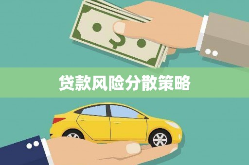前镇贷款风险分散策略