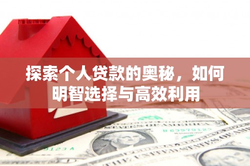 前镇探索个人贷款的奥秘，如何明智选择与高效利用