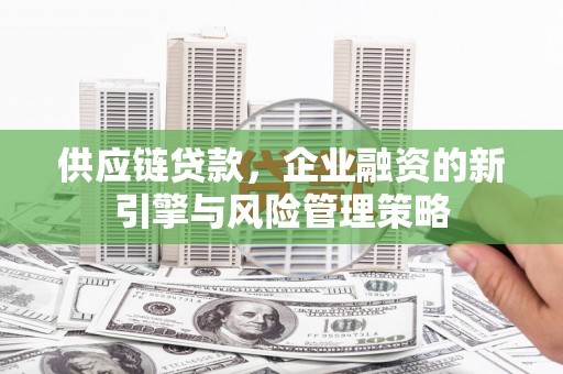 前镇供应链贷款，企业融资的新引擎与风险管理策略