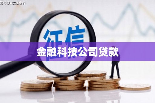 前镇金融科技公司贷款