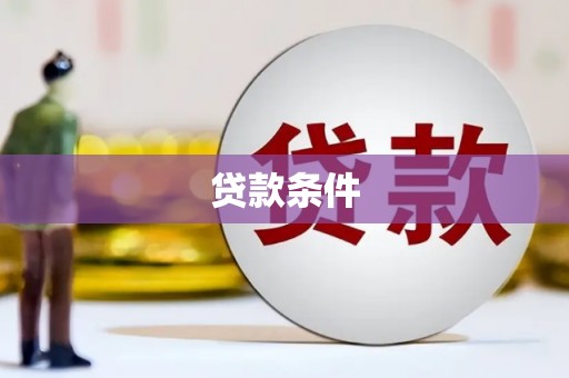 前镇贷款条件