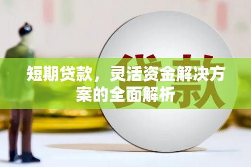 前镇短期贷款，灵活资金解决方案的全面解析