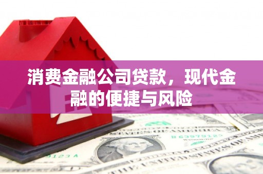 前镇消费金融公司贷款，现代金融的便捷与风险