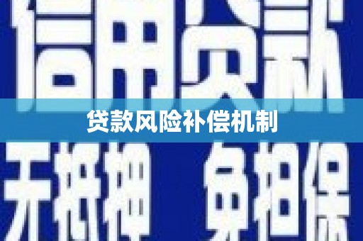 前镇贷款风险补偿机制