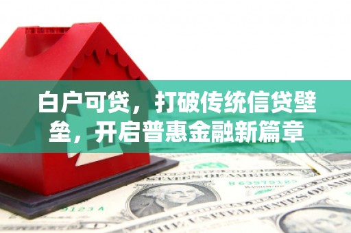 前镇白户可贷，打破传统信贷壁垒，开启普惠金融新篇章