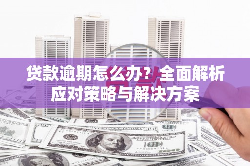 前镇贷款逾期怎么办？全面解析应对策略与解决方案