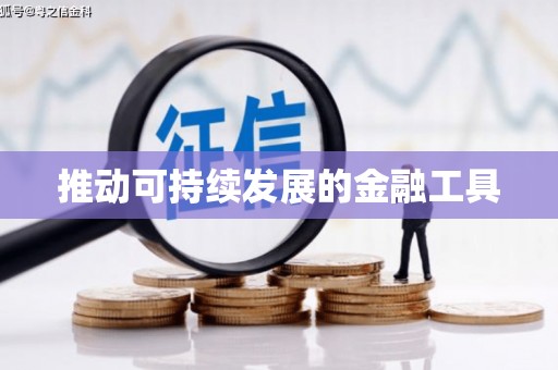 前镇推动可持续发展的金融工具