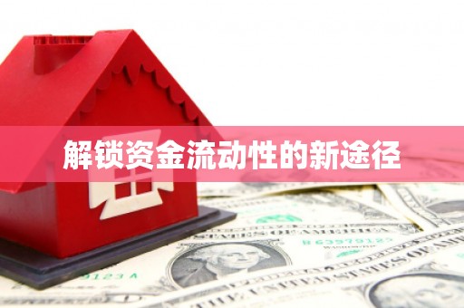 前镇解锁资金流动性的新途径